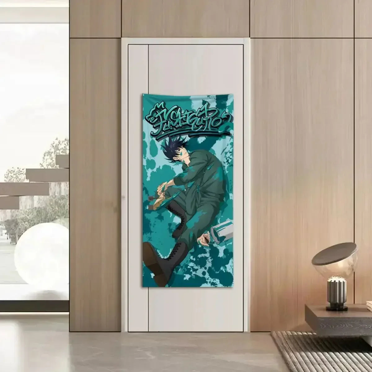 New Satoru Gojo Poster Jujutsu Kaisen Room Decoration Poster Wall Stickers Okkotsu Yuta Mahito 200cm high and 60cm wide poster