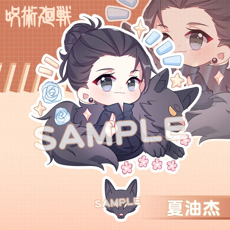 Jujutsu Kaisen Anime Figures Gojo Satoru Geto Suguru Cosplay Acrylic Key Chains Fushiguro Toji Character Keyring Decor Pendant