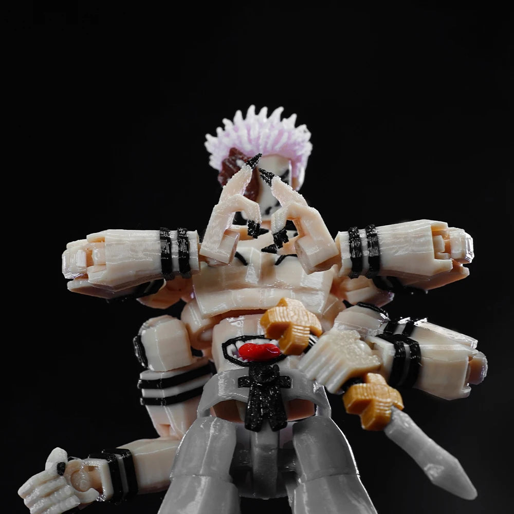 3D Printed Jujutsu Kaisen Ryomen King Of Curses Heian Sukuna Multi-Jointed Shapeshift Toys Action Figures Model Ornaments Gifts - Jujutsu Kaisen Merch - Free Shipping Buy Now