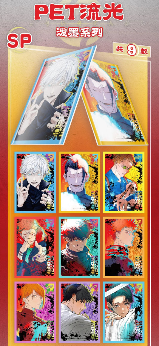 Jujutsu Kaisen Card Itadori Yuji Okkotsu Yuta Ryomen Sukuna Anime Cool Colored Paper Collectible Gojo Satoru Cards Children Gift