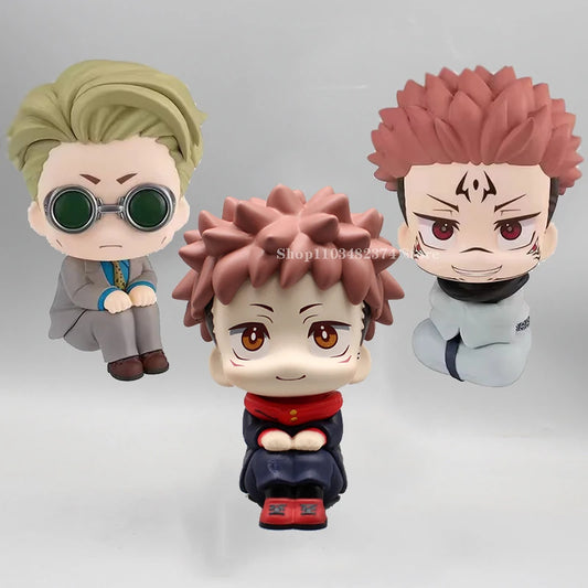 10cm Cartoon Nanami Kento Figure Jujutsu Kaisen Q Figure Ryomen Sukuna Itadori Yuji Figurine Model PVC Collection Cute Doll Gift - Jujutsu Kaisen Merch - Free Shipping Buy Now