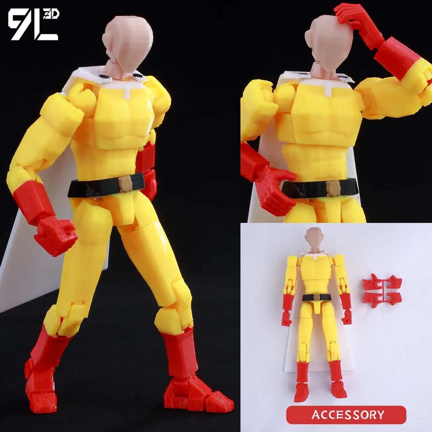 9L3D Printed Anime Naruto Jujutsu Kaisen One Piece Characters Lucky13 Dummy Action Figures Multi-Jointed T13 Mannequin Toys - Jujutsu Kaisen Merch - Free Shipping Buy Now