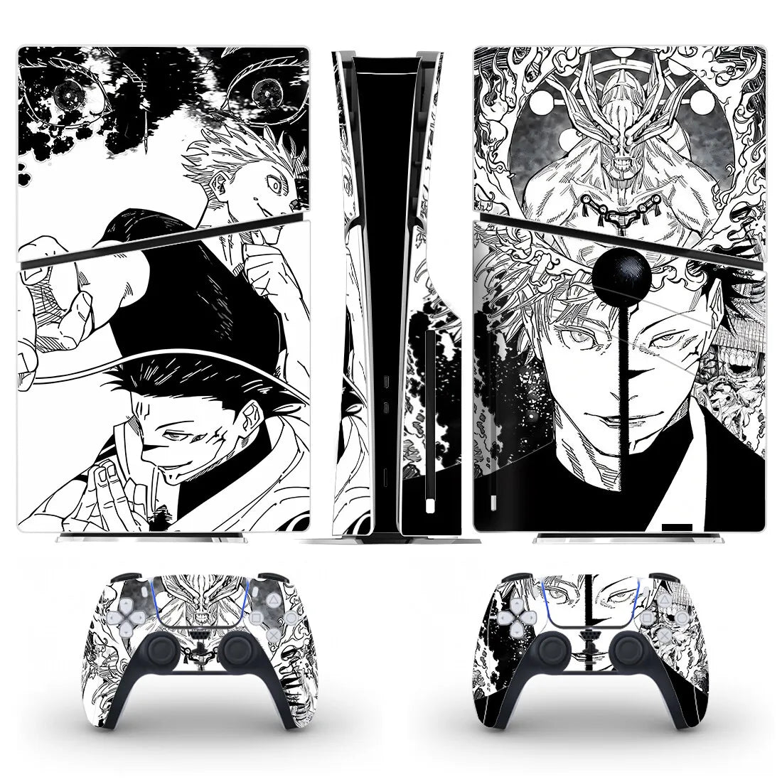 Anime Jujutsu Kaisen PS5 Slim Disc Skin Sticker Decal Cover for Console and Controllers PS5 Slim Disk Skin Sticker Vinyl