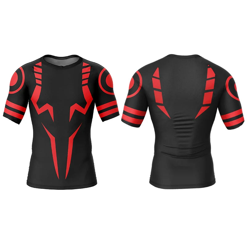 T-Shirt For Men Gym Graphic T Shirts Anime Jujutsu Kaisen 3D Print Compression Fitness Undershirt Tee Oversized Men Clothing Top - Jujutsu Kaisen Merch - Free Shipping Buy Now