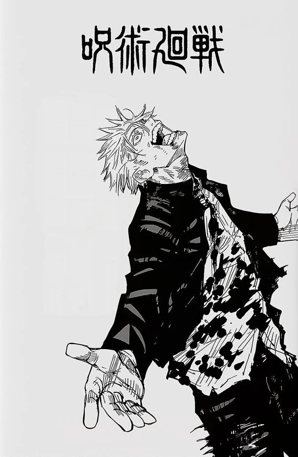 Modern Famous Bilibili Black and White Anime J-Jujutsu K-Kaisen Poster Canvas Paint Print Art Picture Home Room Wall Decor Gift