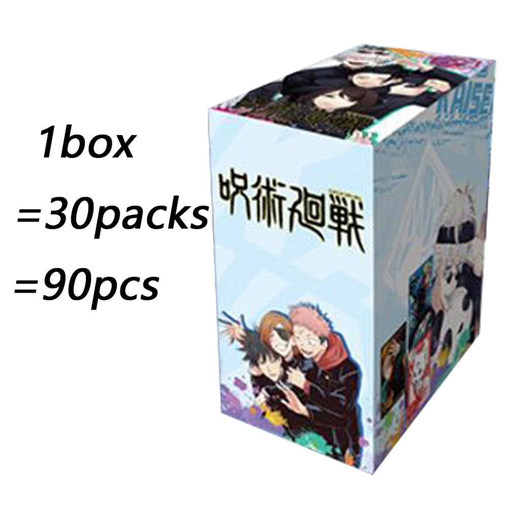 Jujutsu Kaisen Collectible Cards Booster Box, Premium Anime TCG with Yuji, Megumi & Satoru Gojo Characters