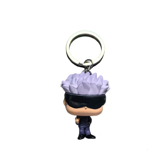 Pocket Keychain Jujutsu Kaisen Megumi Yuji Itadori Nobara Kugisaki Satoru Action Figure Collection Toys for Gifts