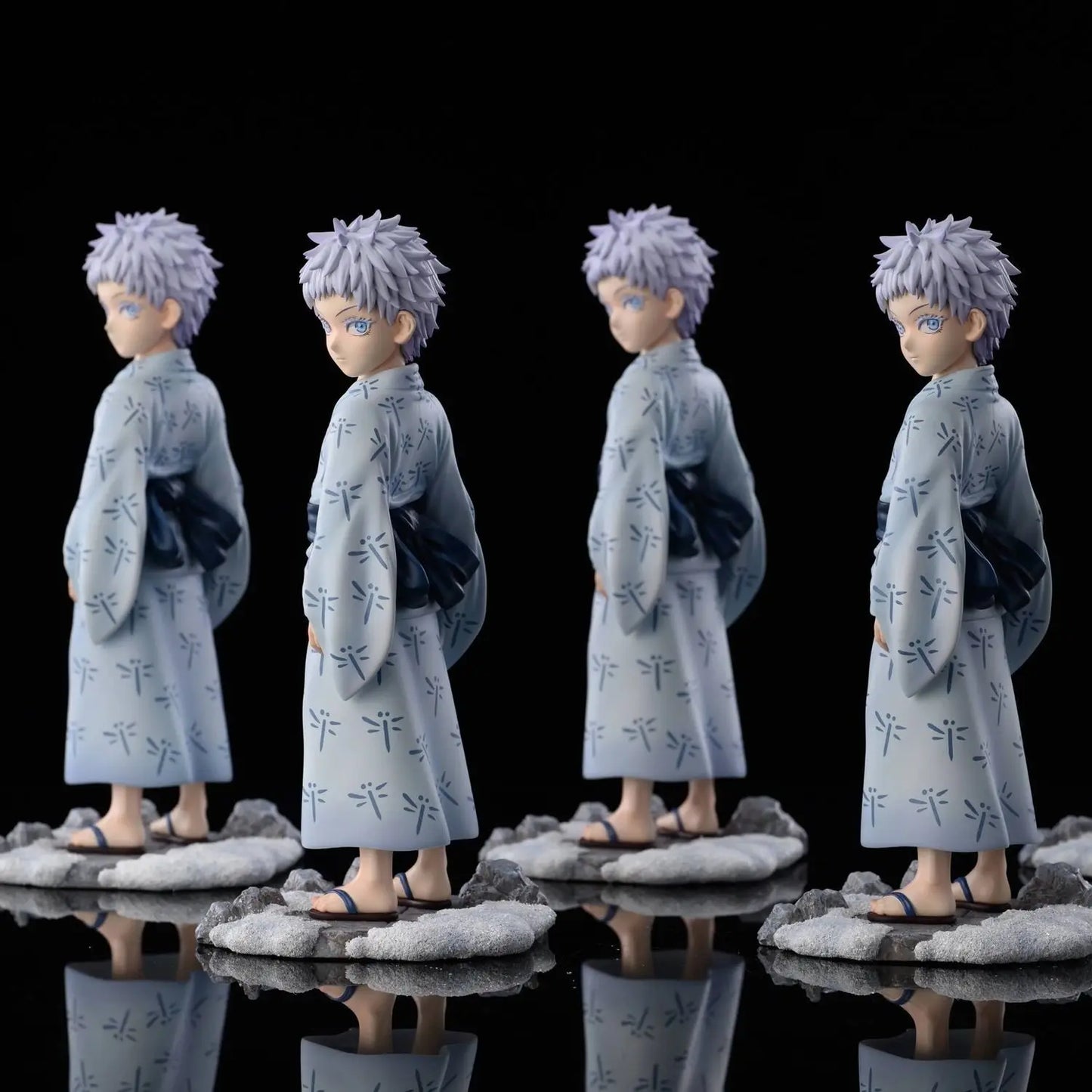 Anime Jujutsu Kaisen Figures Satoru Gojo Figure Childhood 5t5 Action Figurine Q Version Collectible Models Statue Ornament Gifts - Jujutsu Kaisen Merch - Free Shipping Buy Now