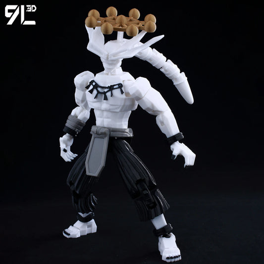 9L3D Mahoraga & Gojo Satoru 3D Printed Figures Set Jujutsu Kaisen Anime Multi-Jointed Poseable Model Collectible Toys Gift - Jujutsu Kaisen Merch - Free Shipping Buy Now