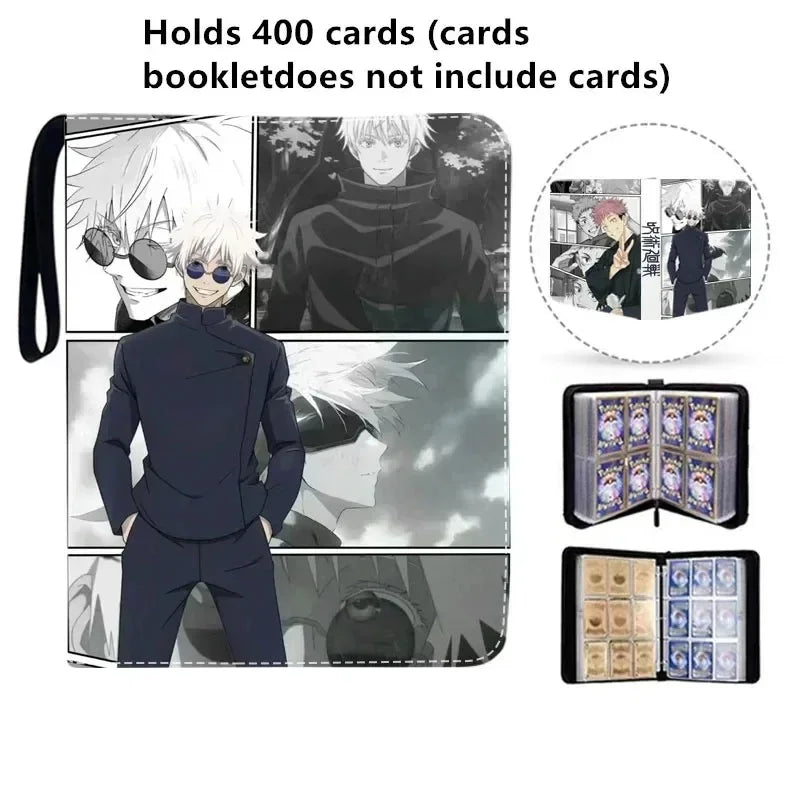 Anime Jujutsu Kaisen Collection 400pcs/900pcs Phantom Parade Card Album Book Card Zipper Game Cards Binder Holder kids Gift
