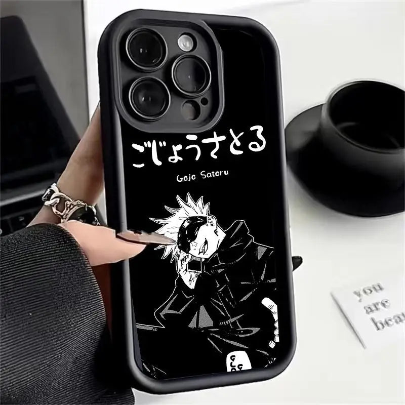 Jujutsu Kaisen Gojo Satoru housse en Silicone pour Motorola MOTO Edge 40 50 Pro Fusion Ultra G85 G35 G75 G05 G84 G15 G34 E14