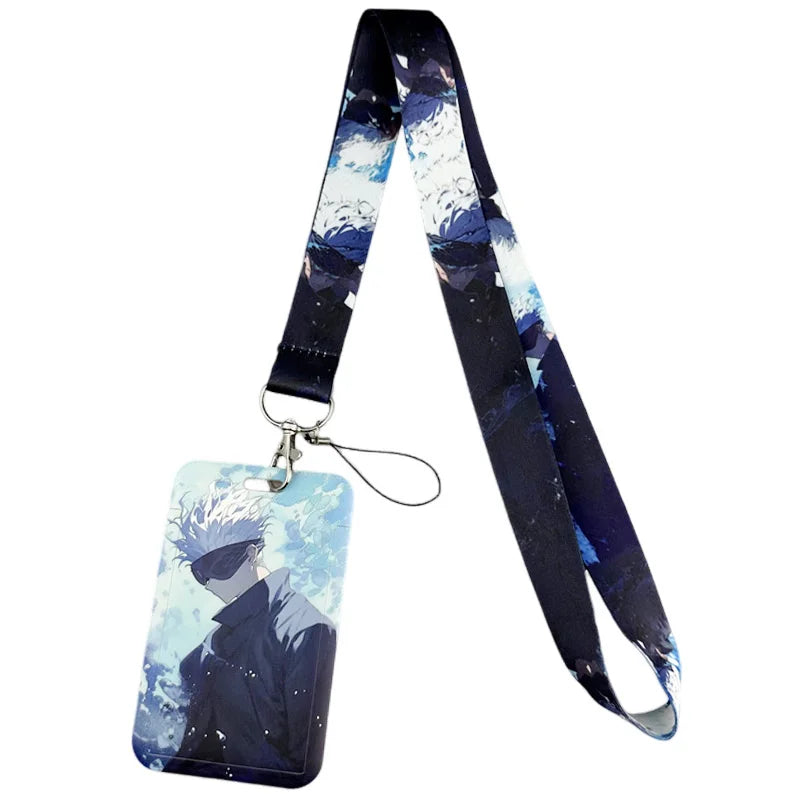 Porte-clés Jujutsu Kaisen, cordons, porte-badge, carte d'identité, laissez-passer, salle de sport, téléphone portable, sangles, rubans, cadeaux