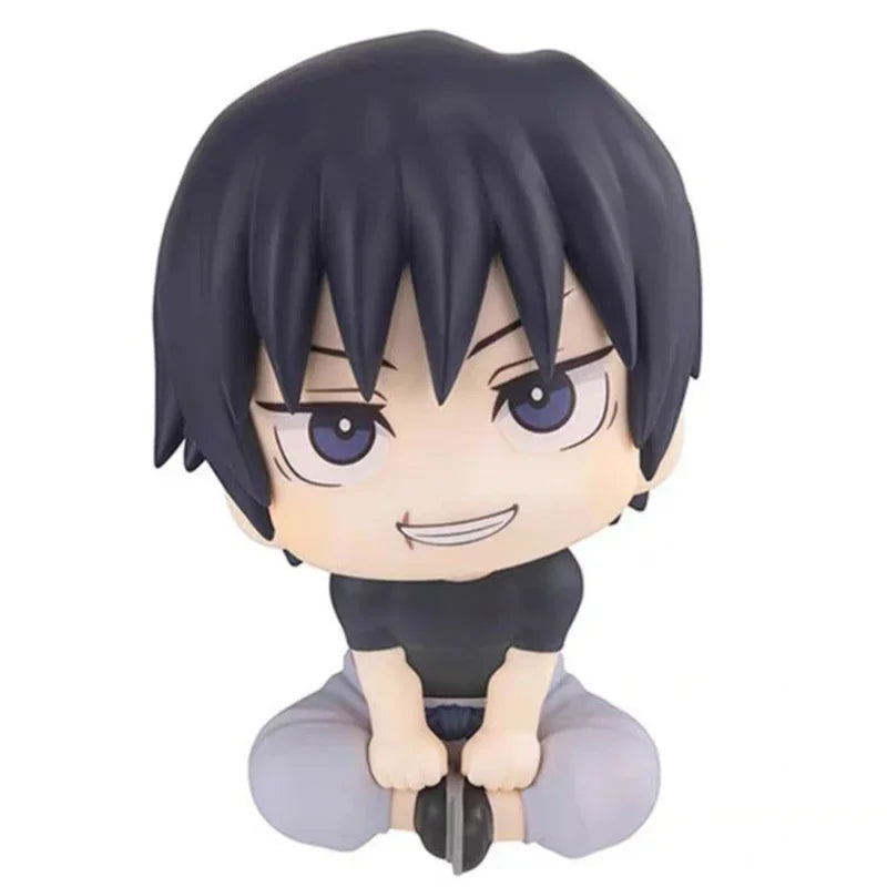 Anime Kawaii Fushiguro Lookup Ryomen Sukuna Toy Gojo Jujutsu Kaisen Mini Figures Geto Suguru Sitting Figure PVC Collection Dolls - Jujutsu Kaisen Merch - Free Shipping Buy Now