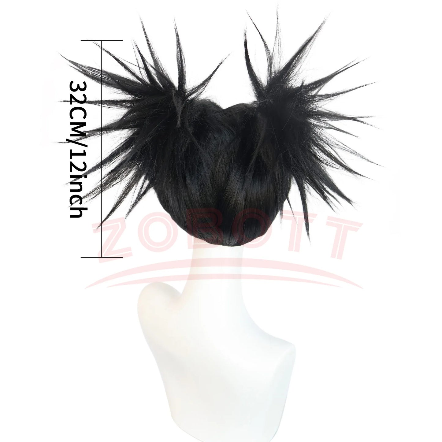 Jujutsu JJK Manga Choso Cosplay Wig Anime Jujutsu Kaisen Black Double Ponytail Hair Sticker Itadori Yuji Halloween Wig Women Men - Jujutsu Kaisen Merch - Free Shipping Buy Now