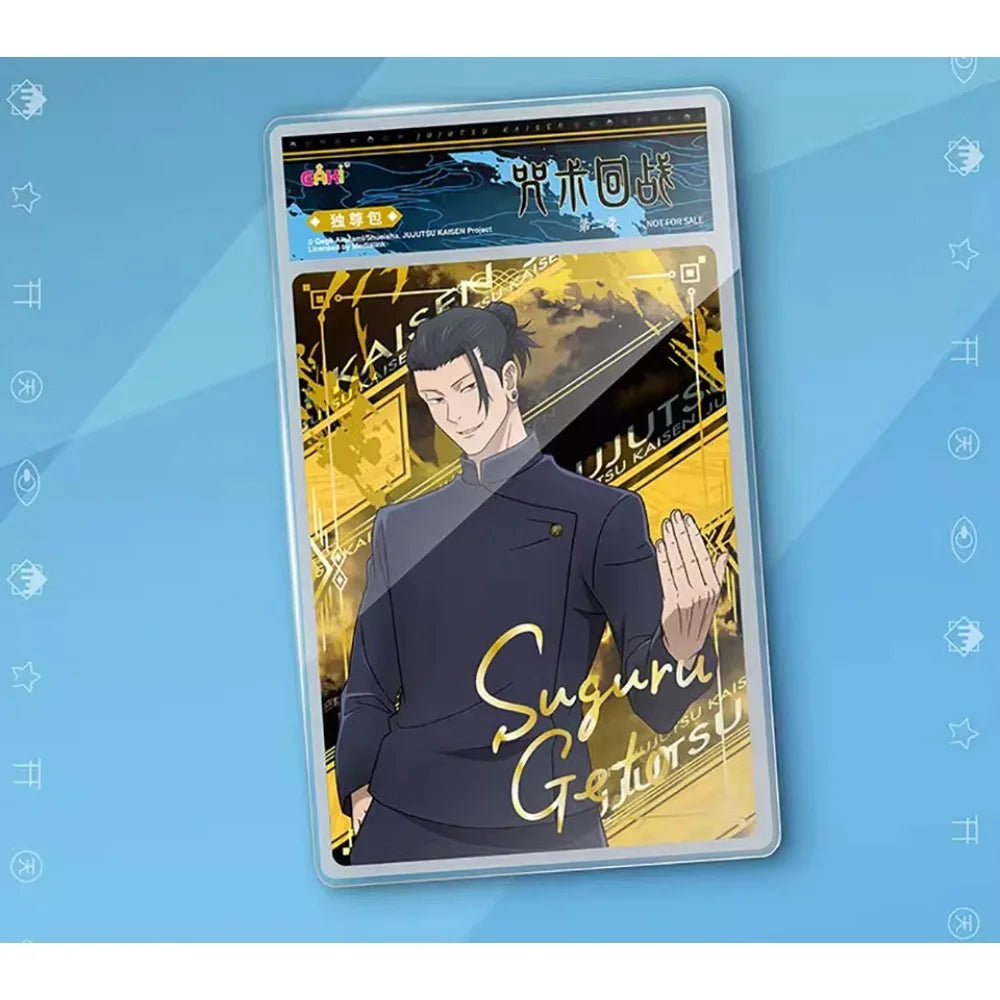 Carte de collection Anime Jujutsu Kaisen Fushiguro Megumi Kugisaki Nobara Personnage exquis Carte en gros plan Cadeau de trésor d'anniversaire