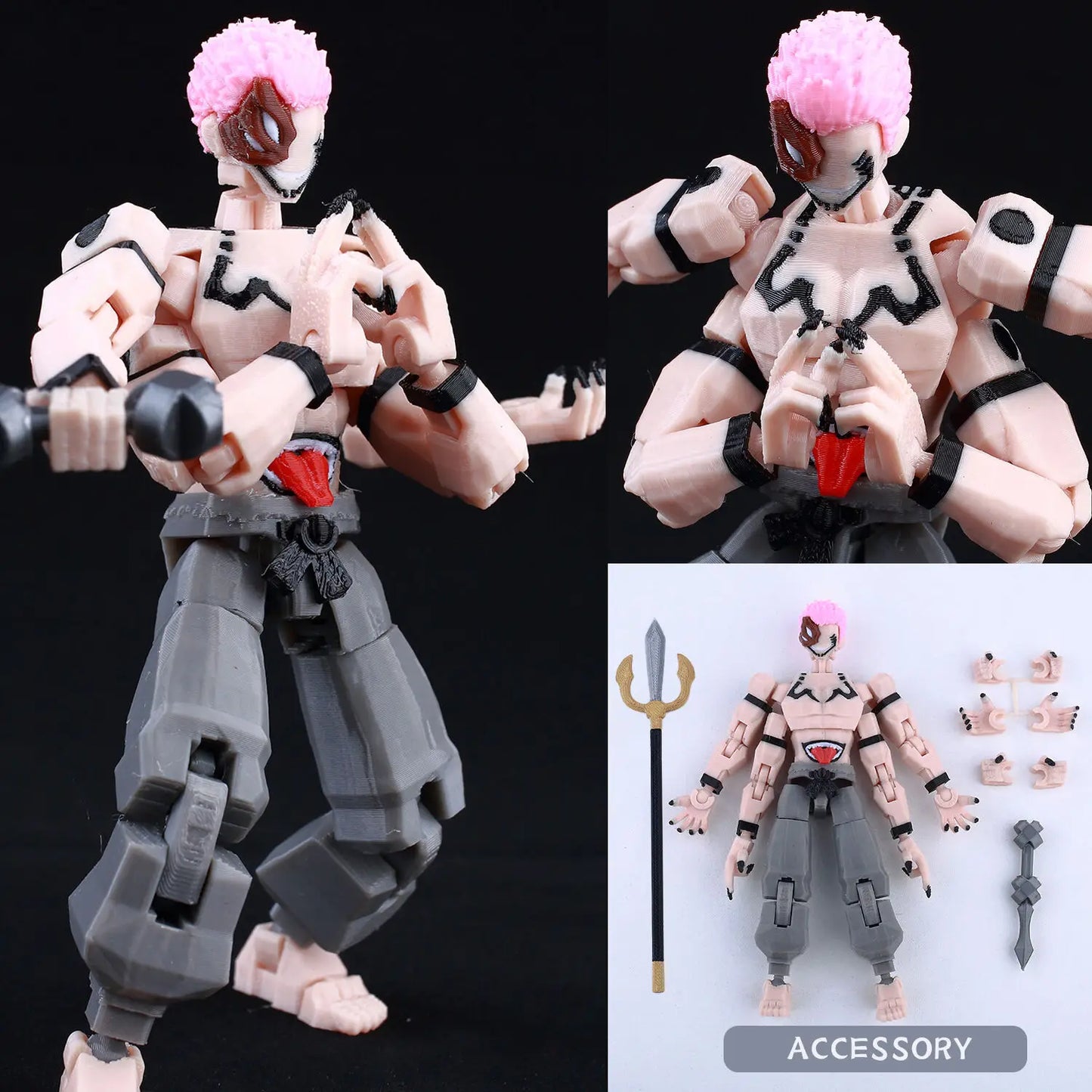 3d Printed Dummy13 Lucky 13 Anime Action Figures Jujutsu Kaisen Satoru Gojo Fushiguro Toji Cartoon Model Collectible Toys Gifts - Jujutsu Kaisen Merch - Free Shipping Buy Now