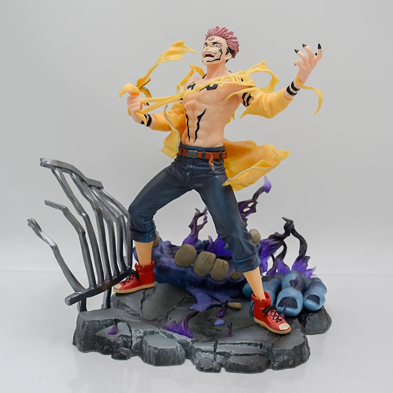 27cm Jujutsu Kaisen Ryomen Sukuna Anime Figure Gojo Satoru/Yuta Okkotsu Action Figure Suguru Geto Figurine Model Doll Toys Gifts - Jujutsu Kaisen Merch - Free Shipping Buy Now