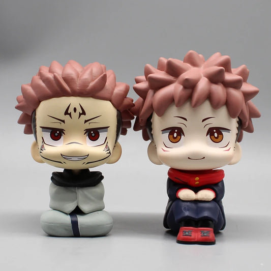 10cm Cartoon Nanami Kento Figure Jujutsu Kaisen Q Figure Ryomen Sukuna Itadori Yuji Figurine Model PVC Collection Cute Doll Gift - Jujutsu Kaisen Merch - Free Shipping Buy Now