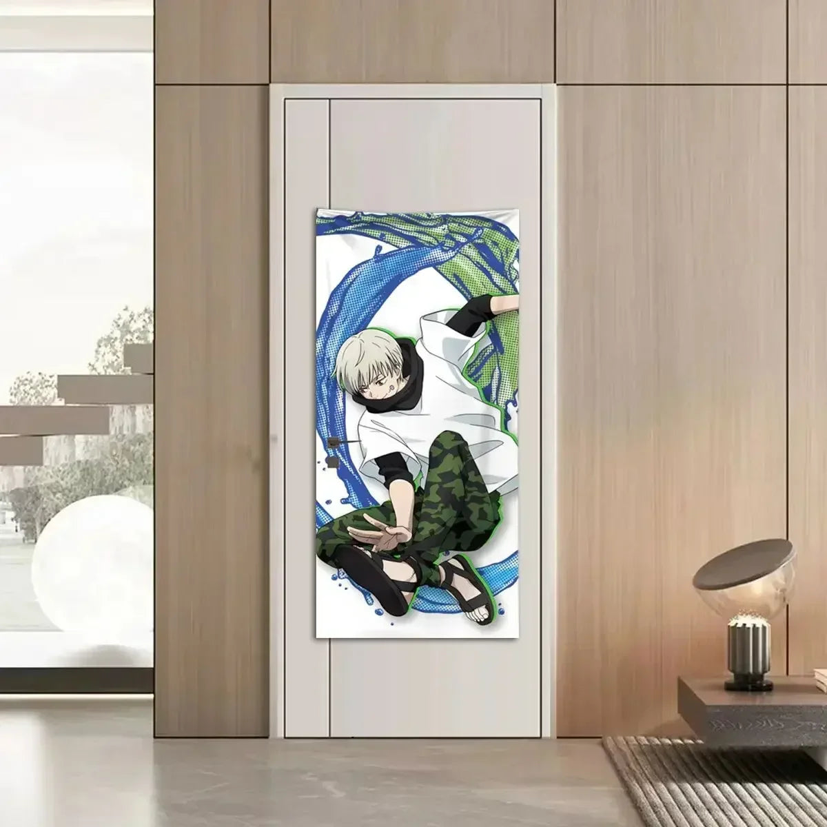 New Satoru Gojo Poster Jujutsu Kaisen Room Decoration Poster Wall Stickers Okkotsu Yuta Mahito 200cm high and 60cm wide poster