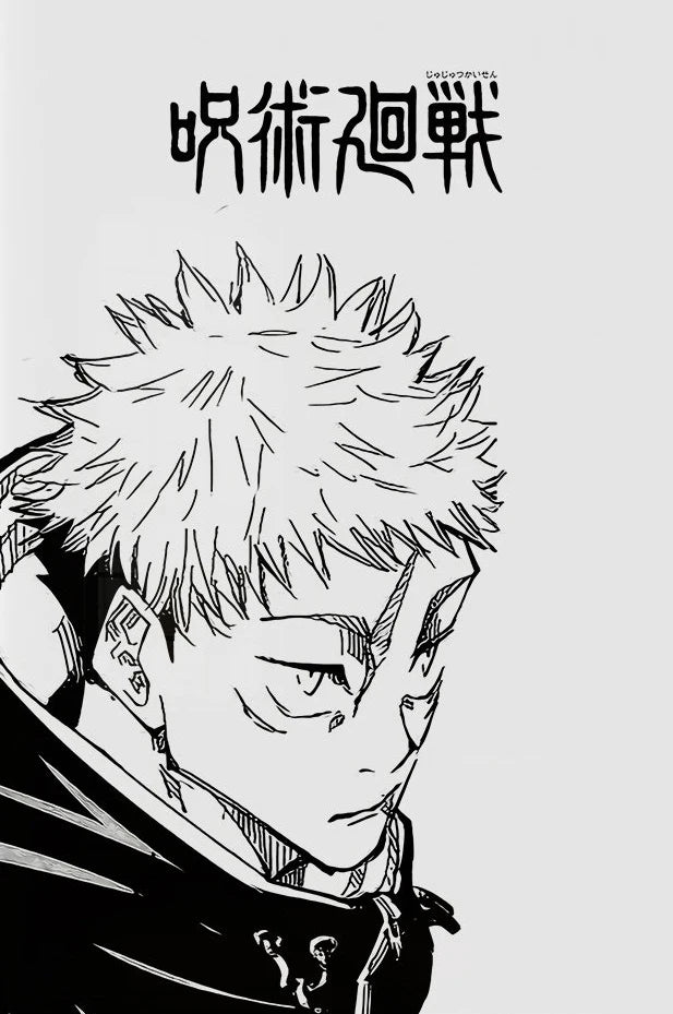Modern Famous Bilibili Black and White Anime J-Jujutsu K-Kaisen Poster Canvas Paint Print Art Picture Home Room Wall Decor Gift