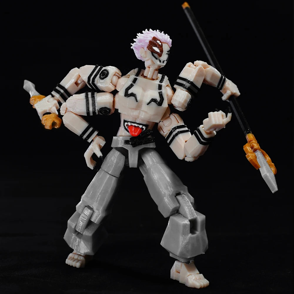 3D Printed Jujutsu Kaisen Ryomen King Of Curses Heian Sukuna Multi-Jointed Shapeshift Toys Action Figures Model Ornaments Gifts - Jujutsu Kaisen Merch - Free Shipping Buy Now