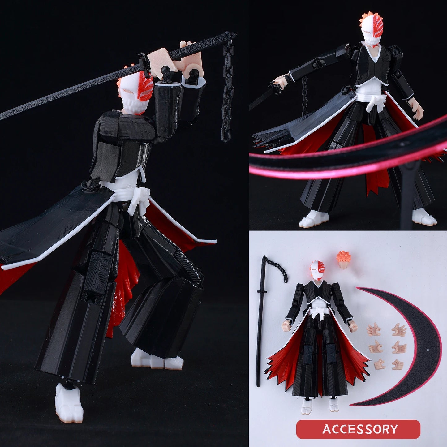 3d Printed Dummy13 Jujutsu Kaisen Ryomen Sukuna Action Figure Anime Model Toys Multi-Jointed Poseable Collectible Toy Gift - Jujutsu Kaisen Merch - Free Shipping Buy Now