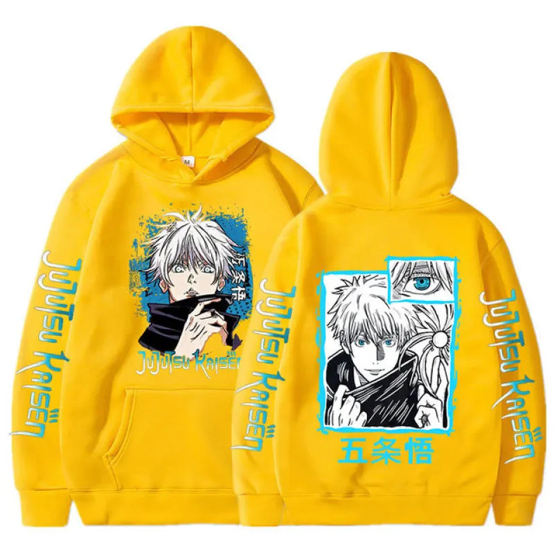 Autumn and winter comfortable and soft hot blood adventure anime Jujutsu Kaisen print men's casual fashion street hoodie - Jujutsu Kaisen Merch - Free Shipping Buy Now