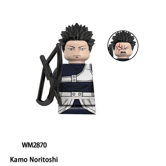 Anime Jujutsu Kaisen Cartoon Gojo Satoru Itadori Yuj Fushiguro Megumi Okkostu Yuta Building Blocks Mini Action Figures Kids Toy - Jujutsu Kaisen Merch - Free Shipping Buy Now