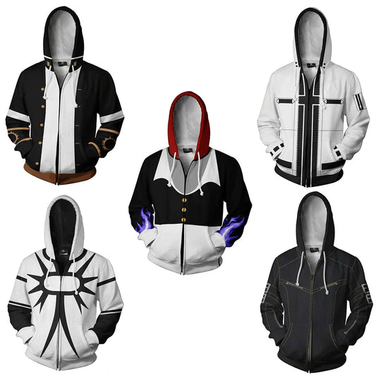 Anime Jujutsu Kaisen 3D Hoodie Sweatshirts Jujutsu Kaisen Satoru Gojo Itadori Yuji Fushiguro Megumi Cosplay Men Coat Outfit - Jujutsu Kaisen Merch - Free Shipping Buy Now