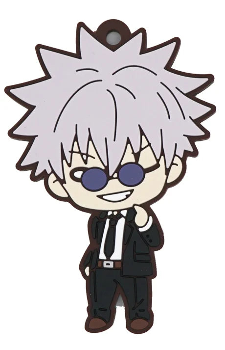 Jujutsu Kaisen Gojo Satoru Geto Suguru Yuji Nanami Kento Fushiguro Toji Choso Rubber Keychain Ornament Toys Collection Gift