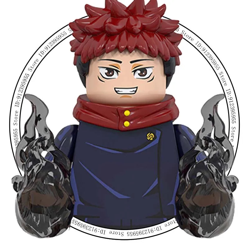 WM6202 Jujutsu Kaisen Building Blocks Itadori Yuji Gojo Satoru Ryomen Mini Action Figure Accessories Christmas Gift for Kids - Jujutsu Kaisen Merch - Free Shipping Buy Now