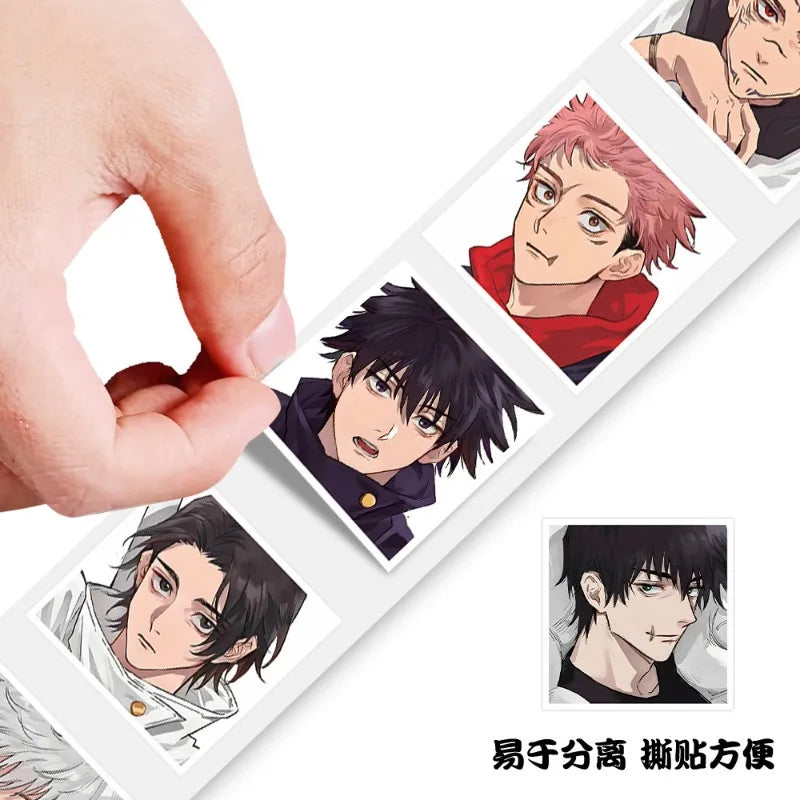 Lot de 500 autocollants Jujutsu Kaisen, personnages de dessin animé Kawaii, Gojo Satoru Itadori Yuji, image de tasse, coffre, autocollants décoratifs mignons