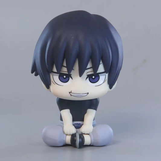 Anime Kawaii Fushiguro Lookup Ryomen Sukuna Toy Gojo Jujutsu Kaisen Mini Figures Geto Suguru Sitting Figure PVC Collection Dolls - Jujutsu Kaisen Merch - Free Shipping Buy Now