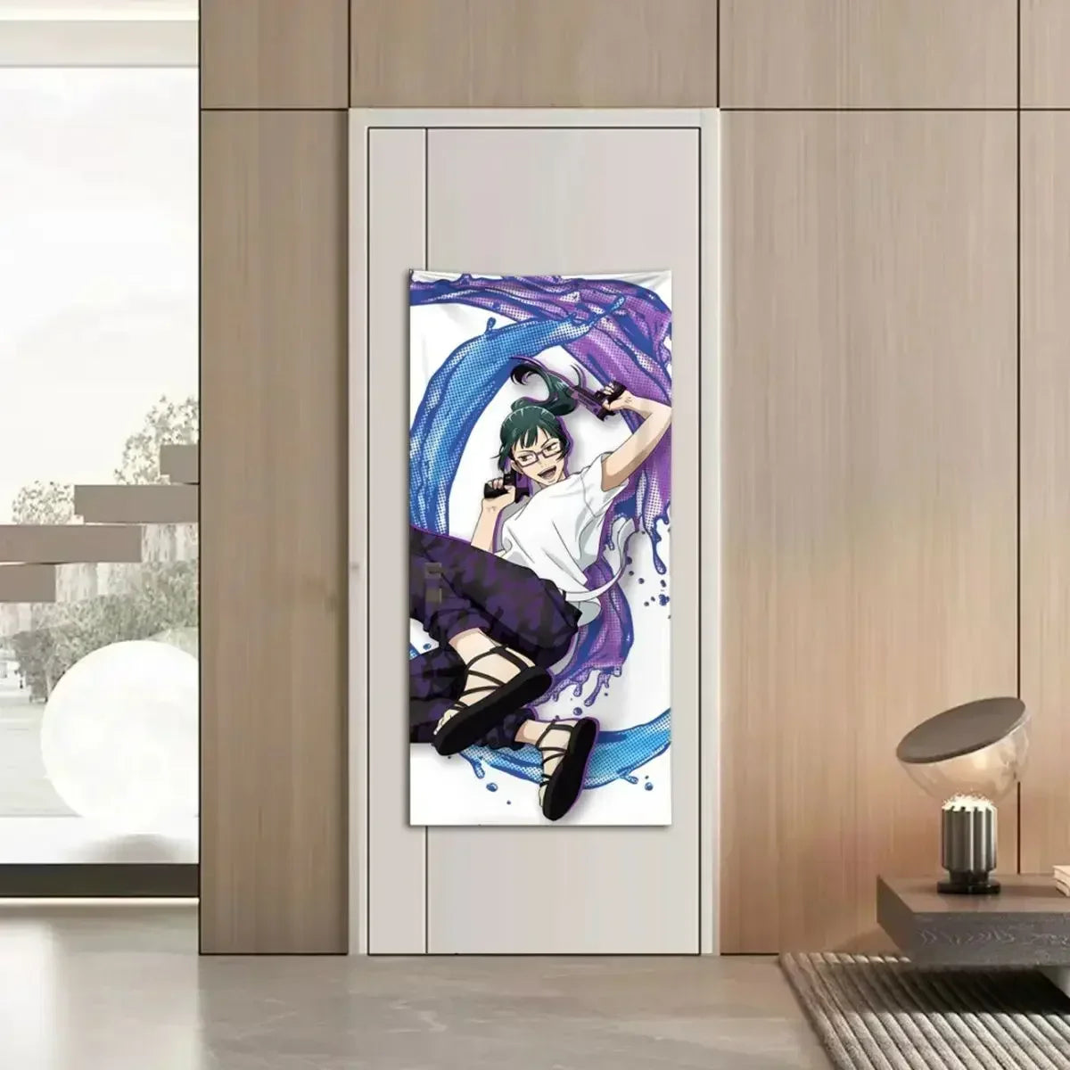 New Satoru Gojo Poster Jujutsu Kaisen Room Decoration Poster Wall Stickers Okkotsu Yuta Mahito 200cm high and 60cm wide poster