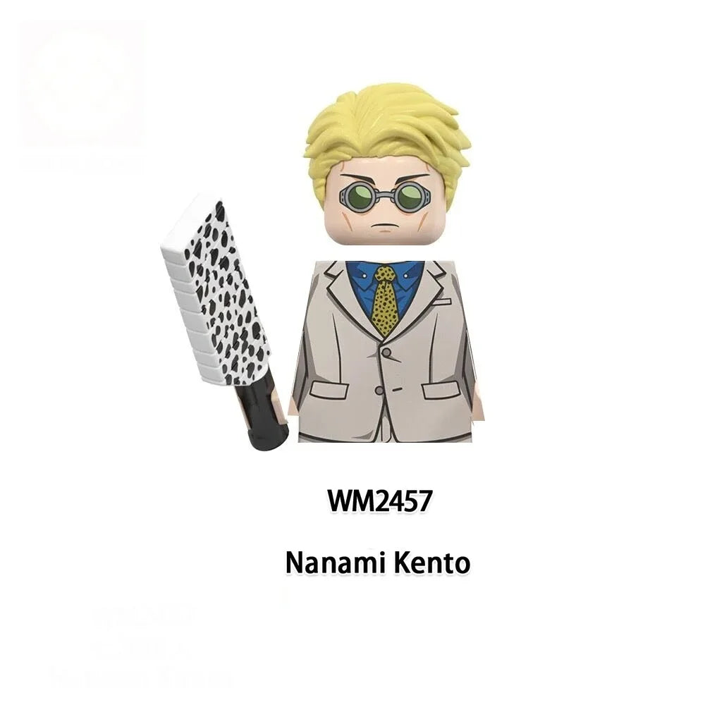 Jujutsu Kaisen Anime Cartoon Gojo Satoru Itadori Yuj Fushiguro Megumi Okkostu Yuta Building Blocks Mini Action Figures Kids Toy - Jujutsu Kaisen Merch - Free Shipping Buy Now