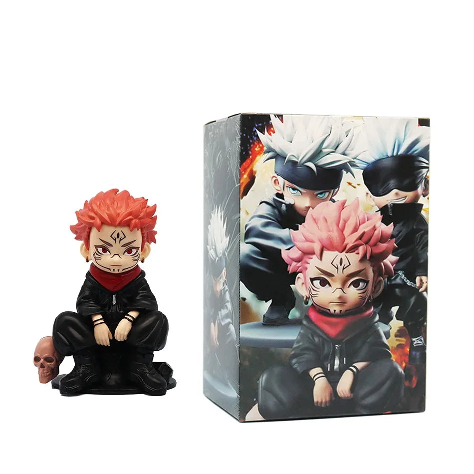 Jujutsu Kaisen Figure Itadori Yuji Gojo Satori Fushiguro Megumi Kugisaki Kawaii Toy Car Decoration PVC Model Gift - Jujutsu Kaisen Merch - Free Shipping Buy Now