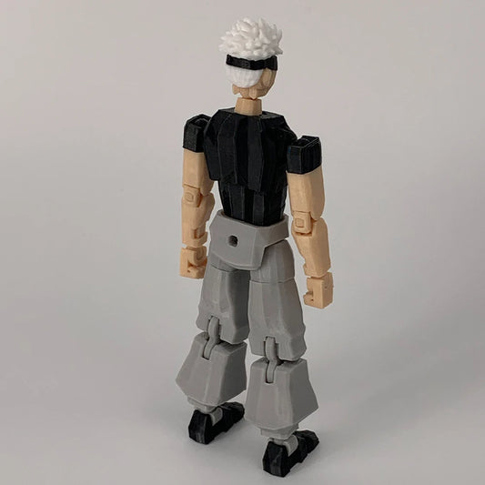 3D Printed Jujutsu Kaisen Gojo Satoru Anime Multi-Jointed Shapeshift Toys Action Figures Mannequin Model Ornaments Gifts - Jujutsu Kaisen Merch - Free Shipping Buy Now