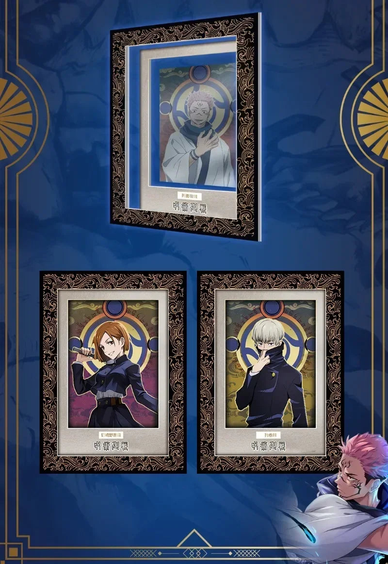 Carte Jujutsu Kaisen Gojo Satoru Fushiguro Megumi Itadori Yuji Warlock, carte de théâtre comique SKP NP, carte de Collection, jouet cadeau pour enfant