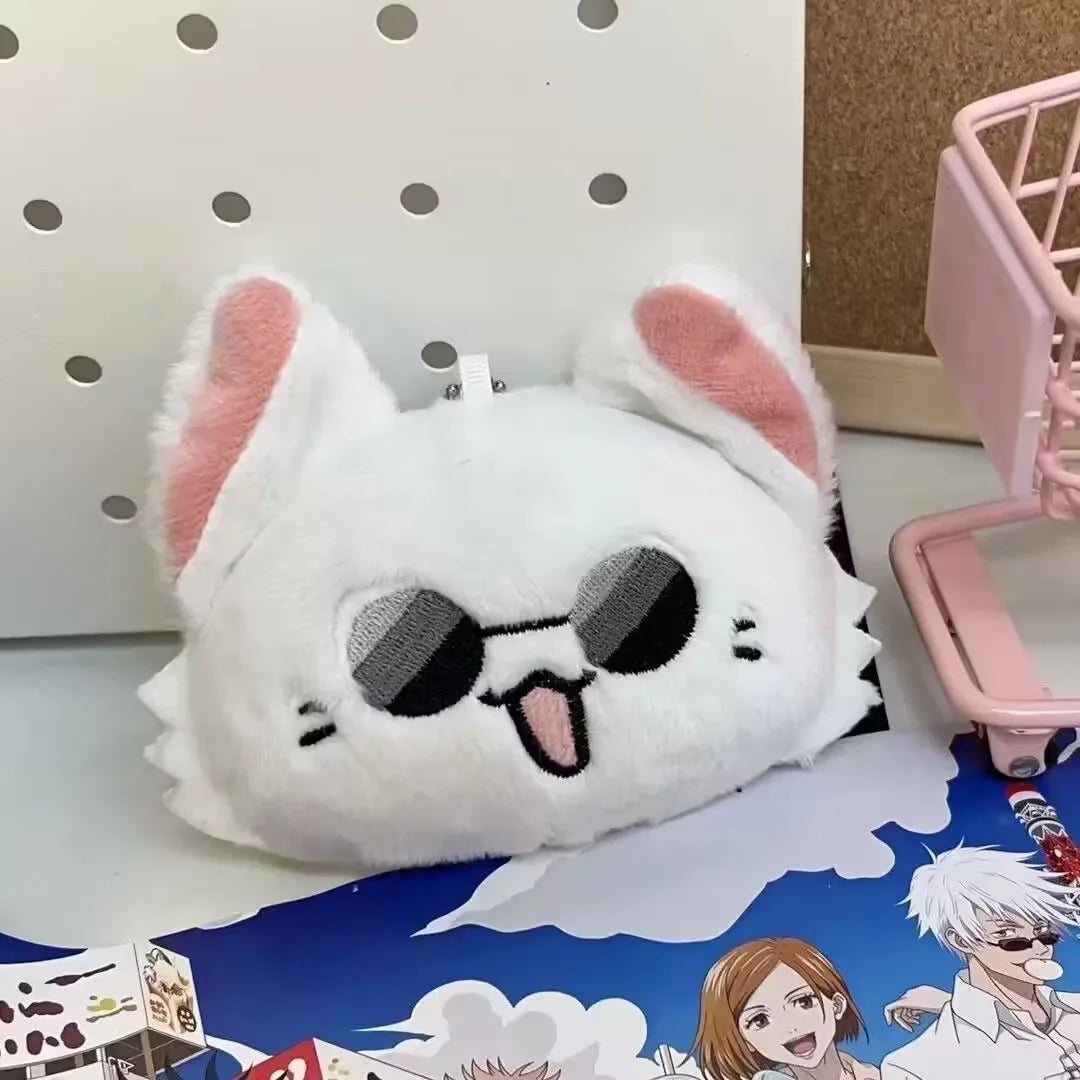 Anime Keychain Geto Suguru and Satoru Gojo Plush Cosplay Doll Pendant Keyrings Couple Accessories Key Chains Fans Gift