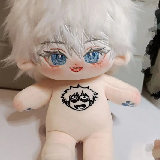 Stuffed Anime Jujutsu Kaisen Satoru Gojo 20cm Cute Cotton Doll Toys for Children Adults Plush Puppet Collectible Gift - Jujutsu Kaisen Merch - Free Shipping Buy Now
