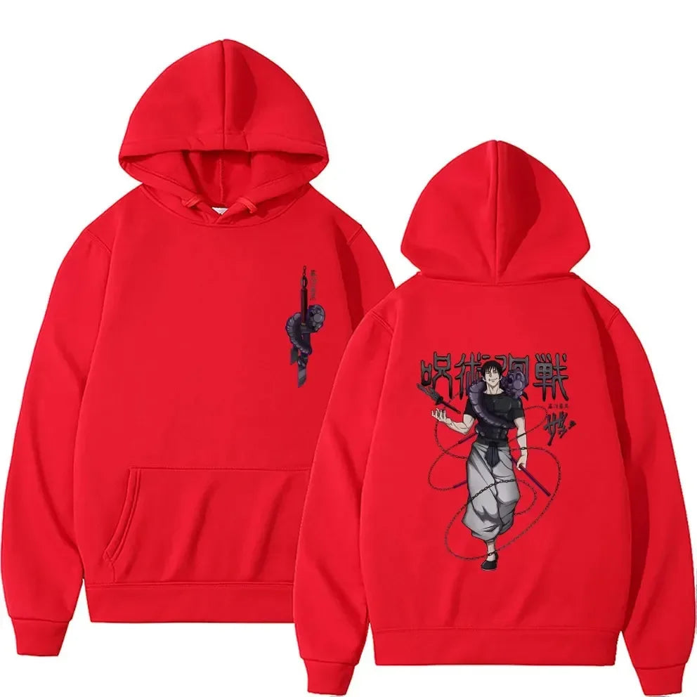 Japanese Anime Family Hoodies Jujutsu Kaisen Fushiguro Toji Graphic Male Fashion Manga Streetwear Men Women Sweatshirt - Jujutsu Kaisen Merch - Free Shipping Buy Now