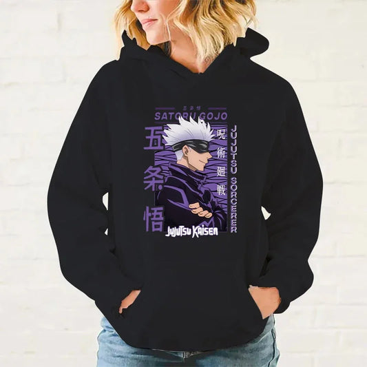 Hot Anime Gojo Satoru High Quality Men's and Women's Hoodie Fashion Y2k Harajuku Street Sweatshirt - Jujutsu Kaisen Merch - Free Shipping Buy Now
