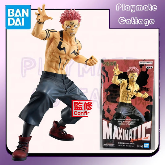 In Stock BANDAI Original BANPRESTO MAXIMATIC Jujutsu Kaisen Ryomen Sukuna Special Color Anime Figure Model Toy Ornament Gift Kid - Jujutsu Kaisen Merch - Free Shipping Buy Now