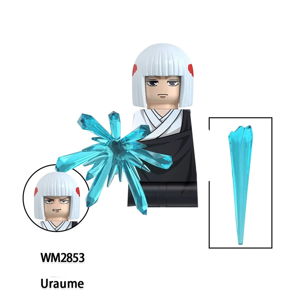 Jujutsu Kaisen Anime Cartoon Gojo Satoru Itadori Yuj Fushiguro Megumi Okkostu Yuta Building Blocks Mini Action Figures Kids Toy - Jujutsu Kaisen Merch - Free Shipping Buy Now
