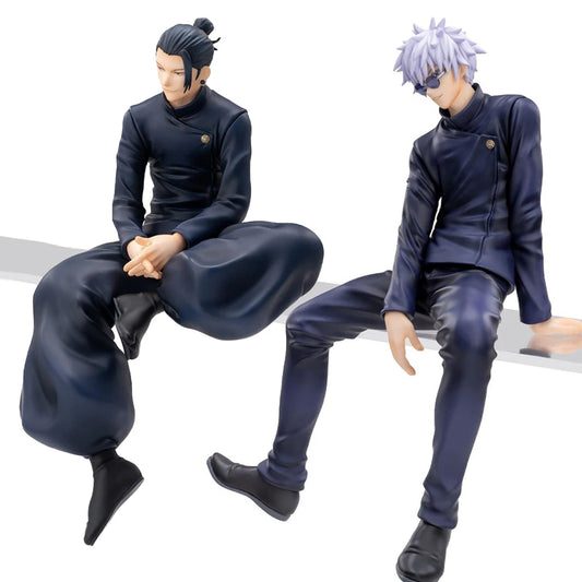 14cm JJK Anime Figure gojo Sitting Posture Action Figure Geto Suguru Figurine PVC Adult Collection Model Toys Decoration Gifts - Jujutsu Kaisen Merch - Free Shipping Buy Now