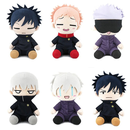 22cm Gojo And Geto Plush Toys Hot Anime Figure Plushies Toys Stuffed Animals Doll Pillow Home Decor Kids Birthday Gift Boys Toy - Jujutsu Kaisen Merch - Free Shipping Buy Now