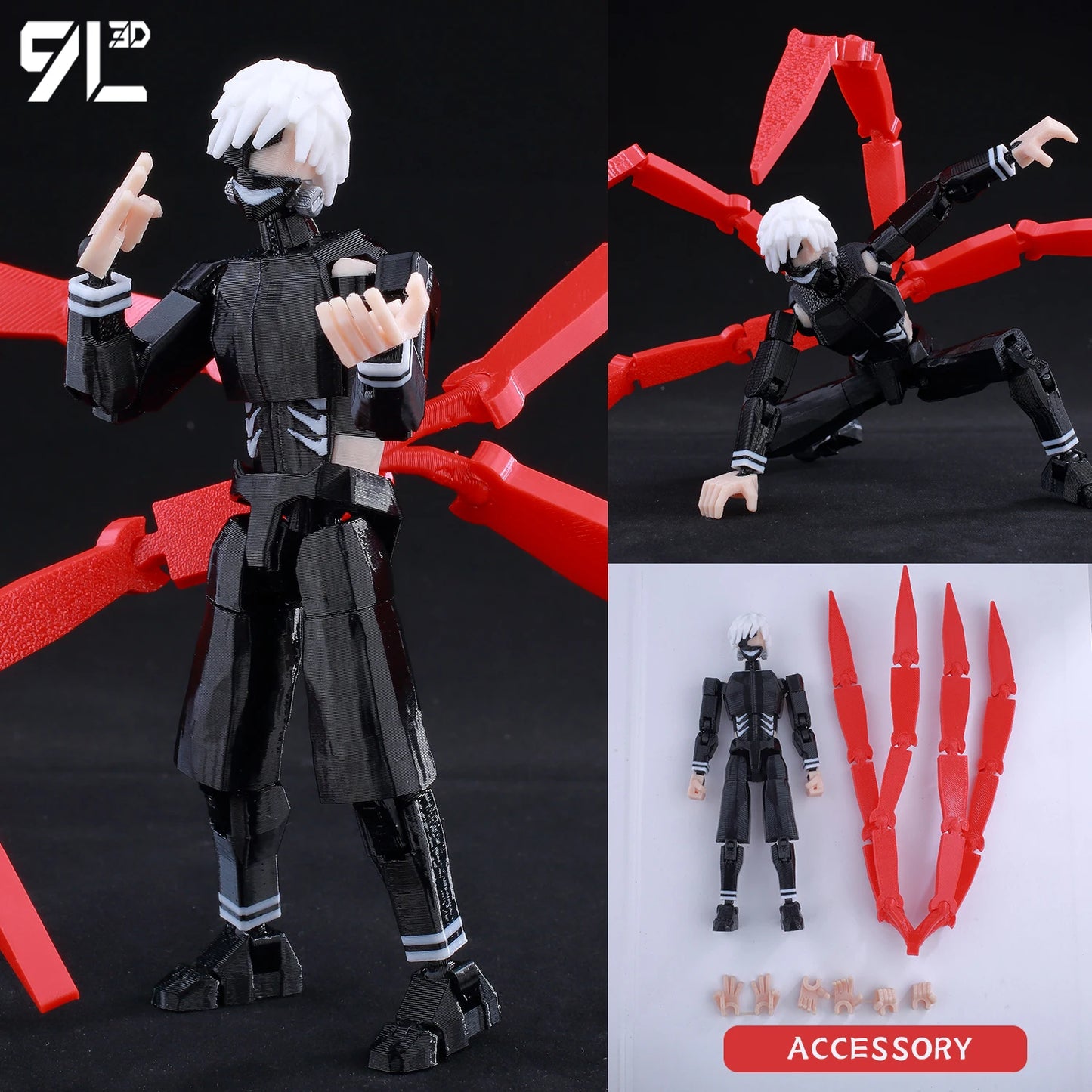 3d Printed Dummy13 Jujutsu Kaisen Ryomen Sukuna Action Figure Anime Model Toys Multi-Jointed Poseable Collectible Toy Gift - Jujutsu Kaisen Merch - Free Shipping Buy Now