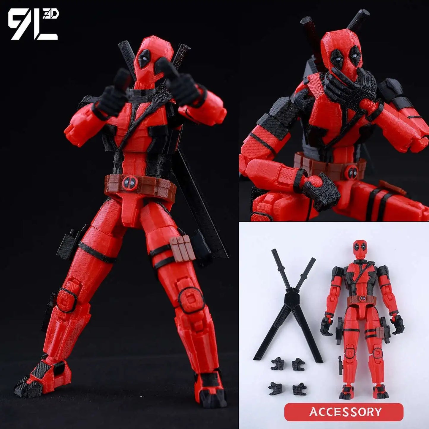 9L3D Printed Jujutsu Kaisen Ryomen Sukuna Lucky Dummy 13 Anime Multi-Jointed Shapeshift Toys Action Figures Mannequin Model - Jujutsu Kaisen Merch - Free Shipping Buy Now