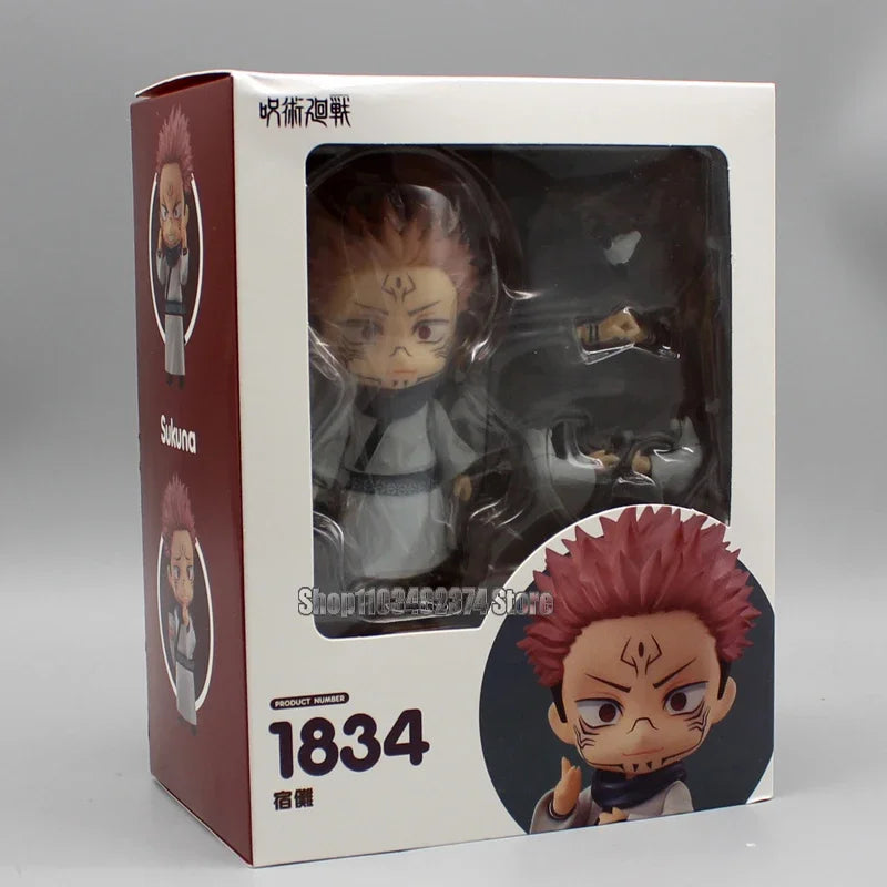 10cm Anime GSC Jujutsu Kaisen #1834 Cute Figure Ryomen Sukuna Ction Figure Movable Q Version Model Doll PVC Collectible Toy Gfit - Jujutsu Kaisen Merch - Free Shipping Buy Now