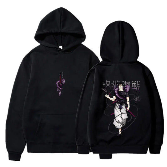 Jujutsu Kaisen Anime Hoodies Women Fushiguro Toji Print Hooded Sweatshirts Hip Hop Streetwear Gothic Pullover Men's Clothing - Jujutsu Kaisen Merch - Free Shipping Buy Now